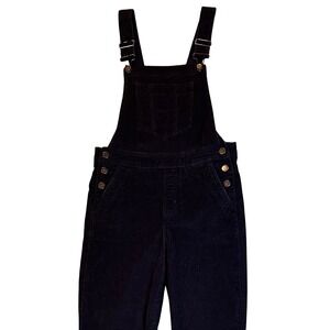 Boden Corduroy Overalls‎ Adjustable Straps Black Cotton Womens Size 2